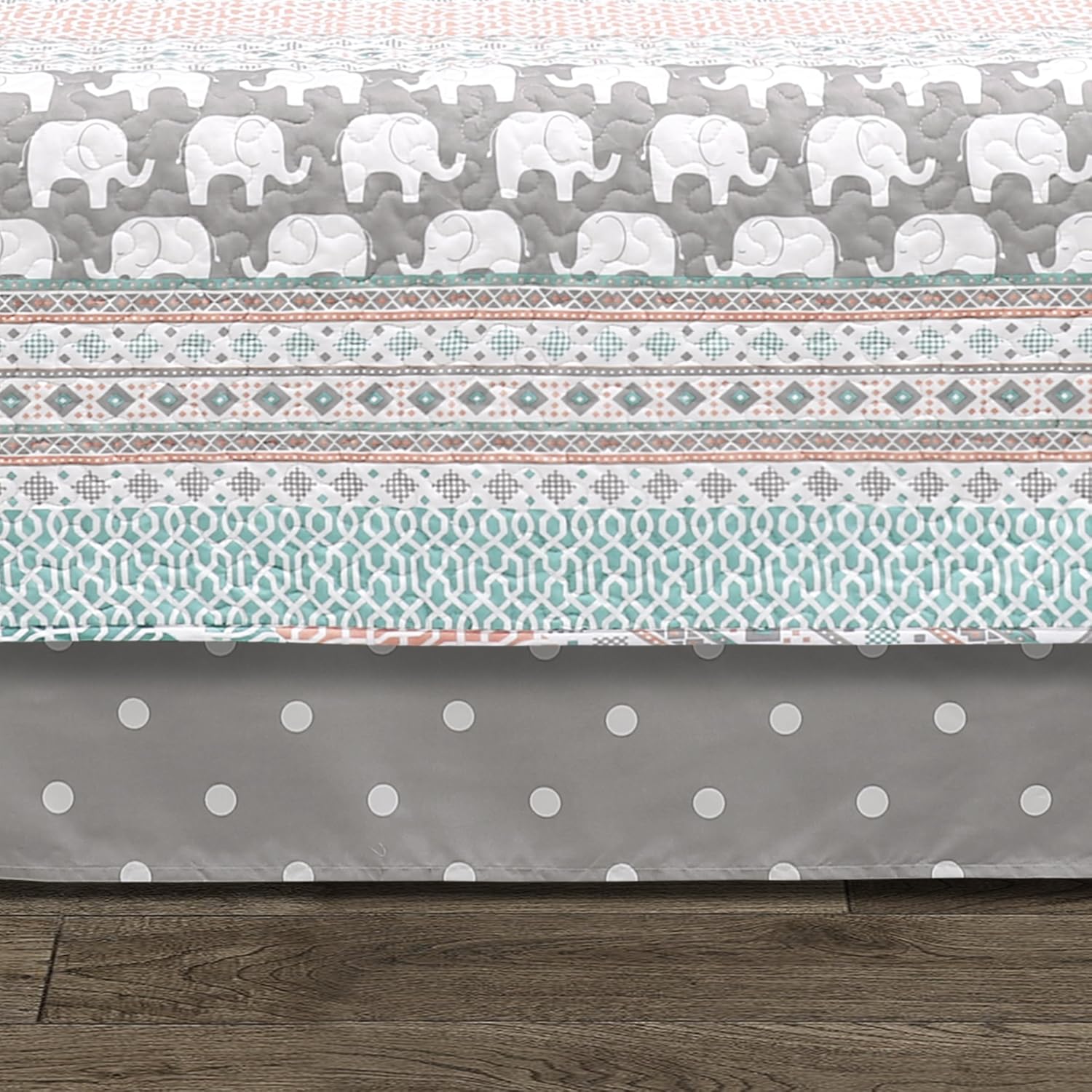 Lush Decor 6-Piece Daybed Set with Elephant Print