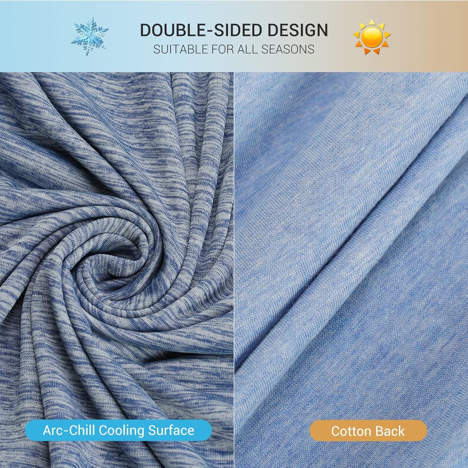 Marchpower Cooling Pillow Cases for Hot Sleepers 2 Pack