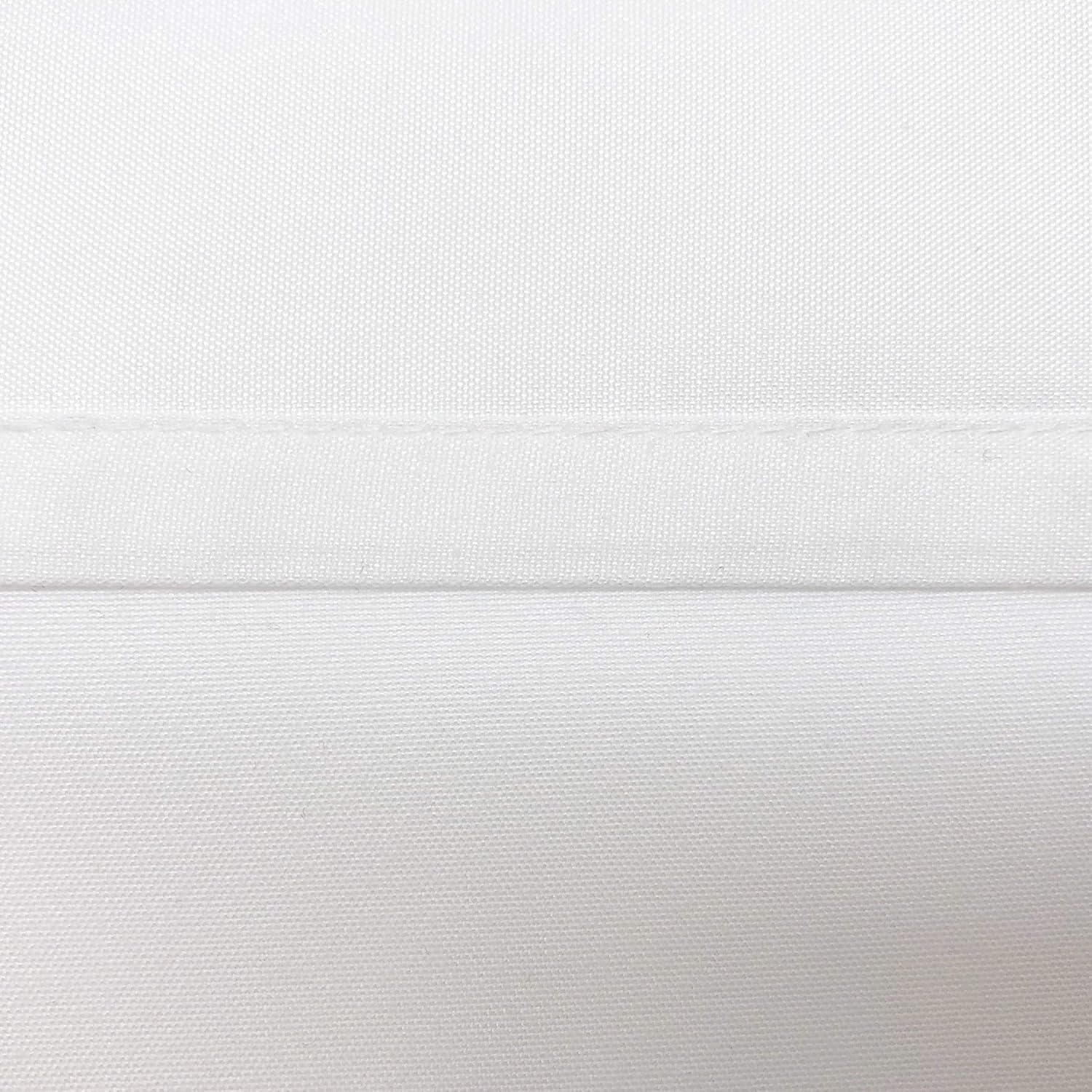 Space Maker Extra Long 21 Drop Length Bed Skirt Queen White