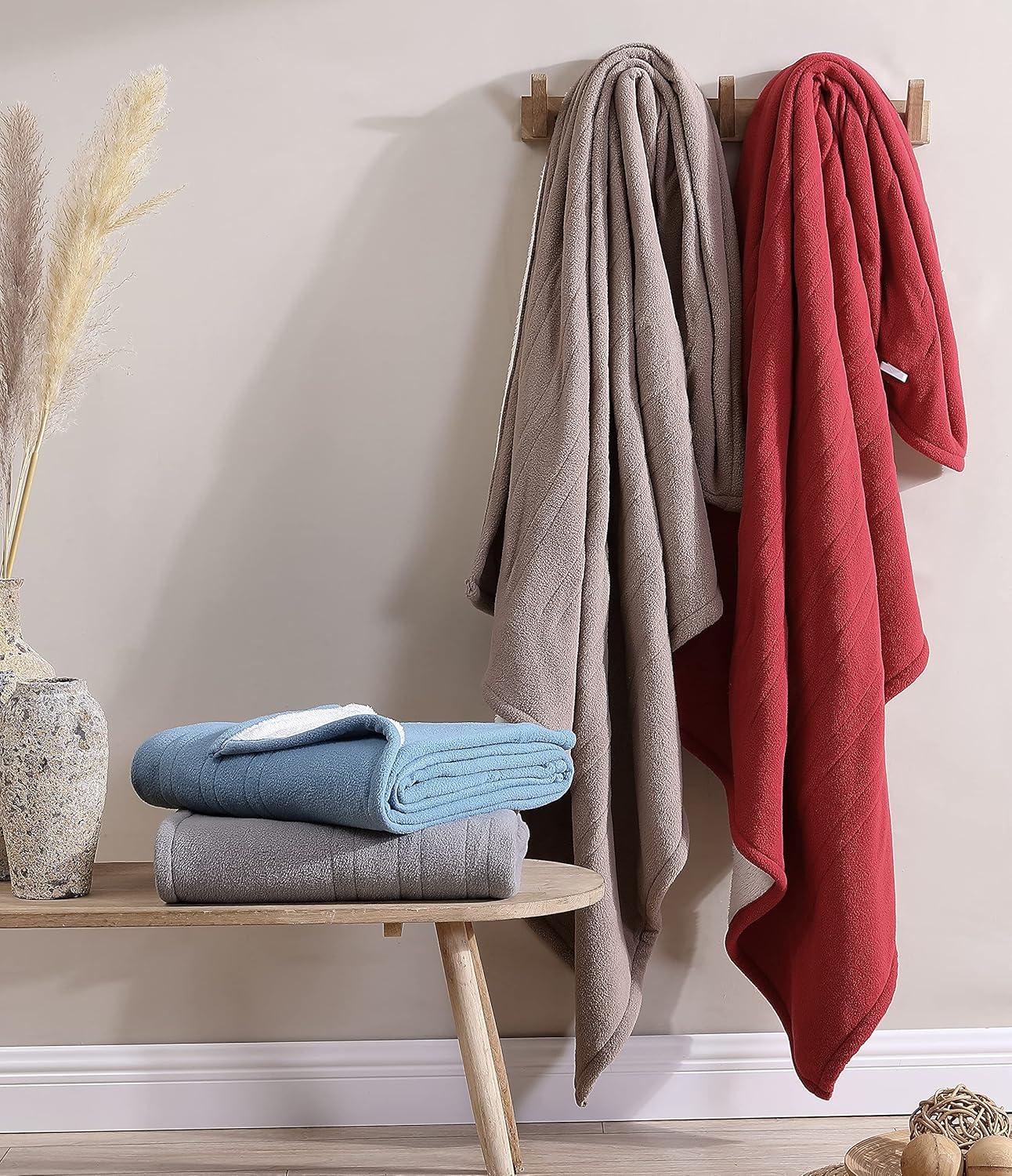 Eddie Bauer Throw Blanket with 5 Heat Settings