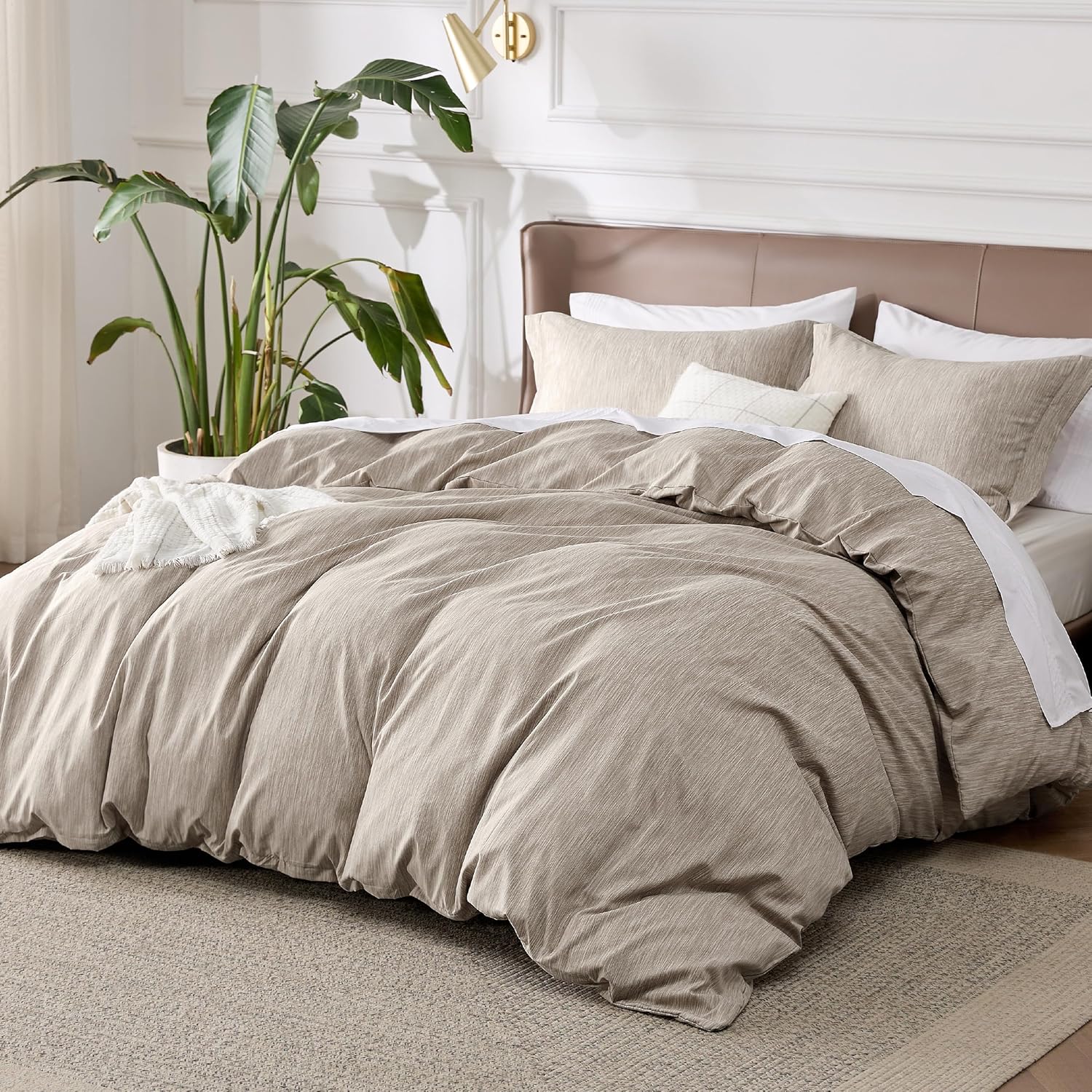 Bedsure Duvet Cover Set for Kids - 3 Piece Zipper Closure