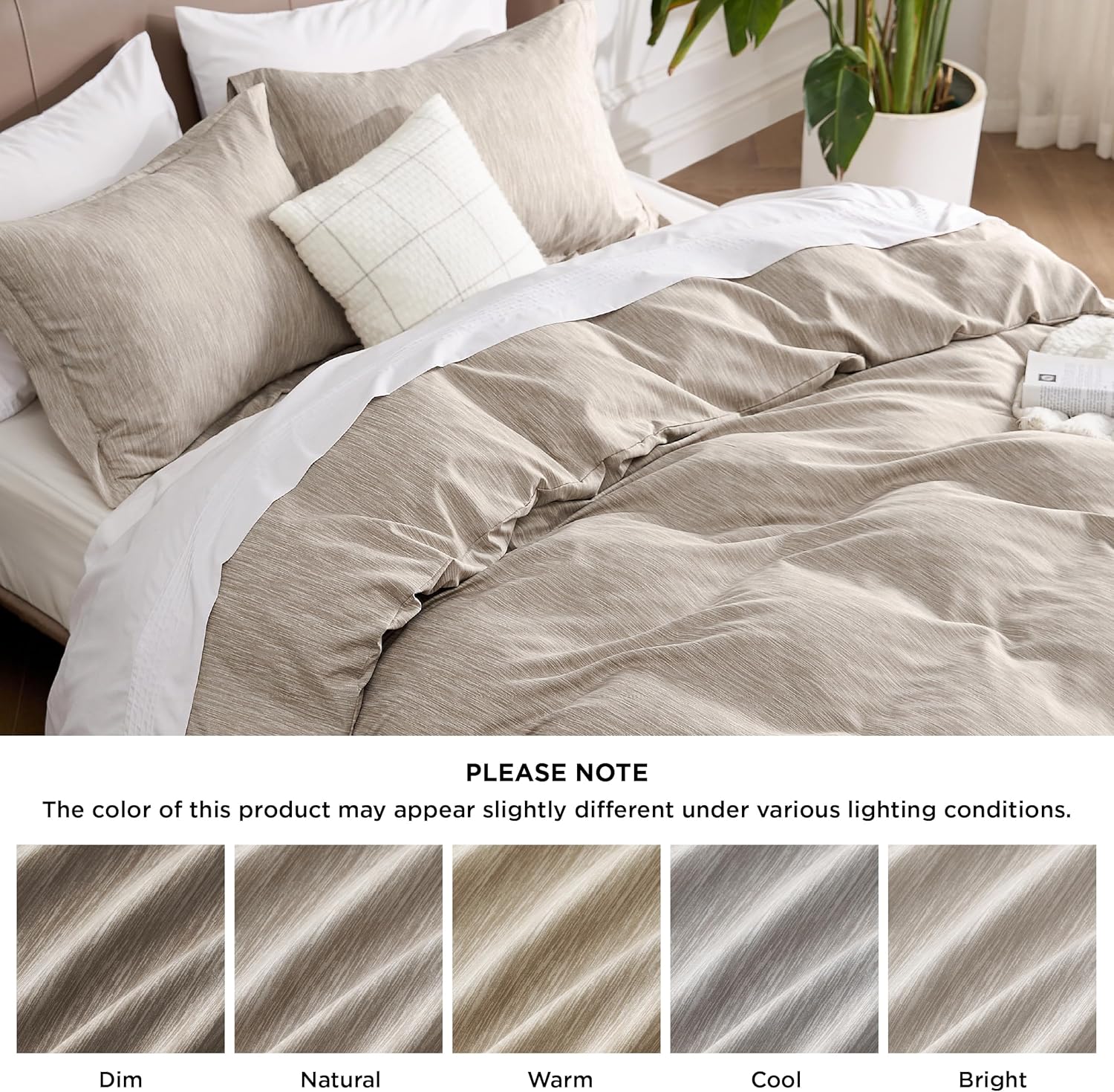 Bedsure Duvet Cover Set for Kids - 3 Piece Zipper Closure