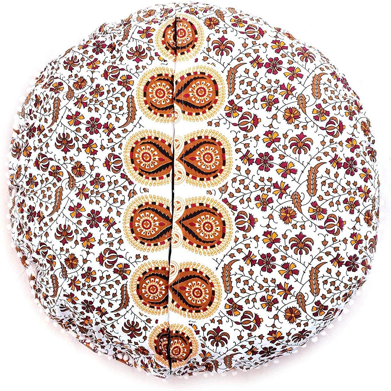 32 Inch Mandala Boho Floor Pillow Cover