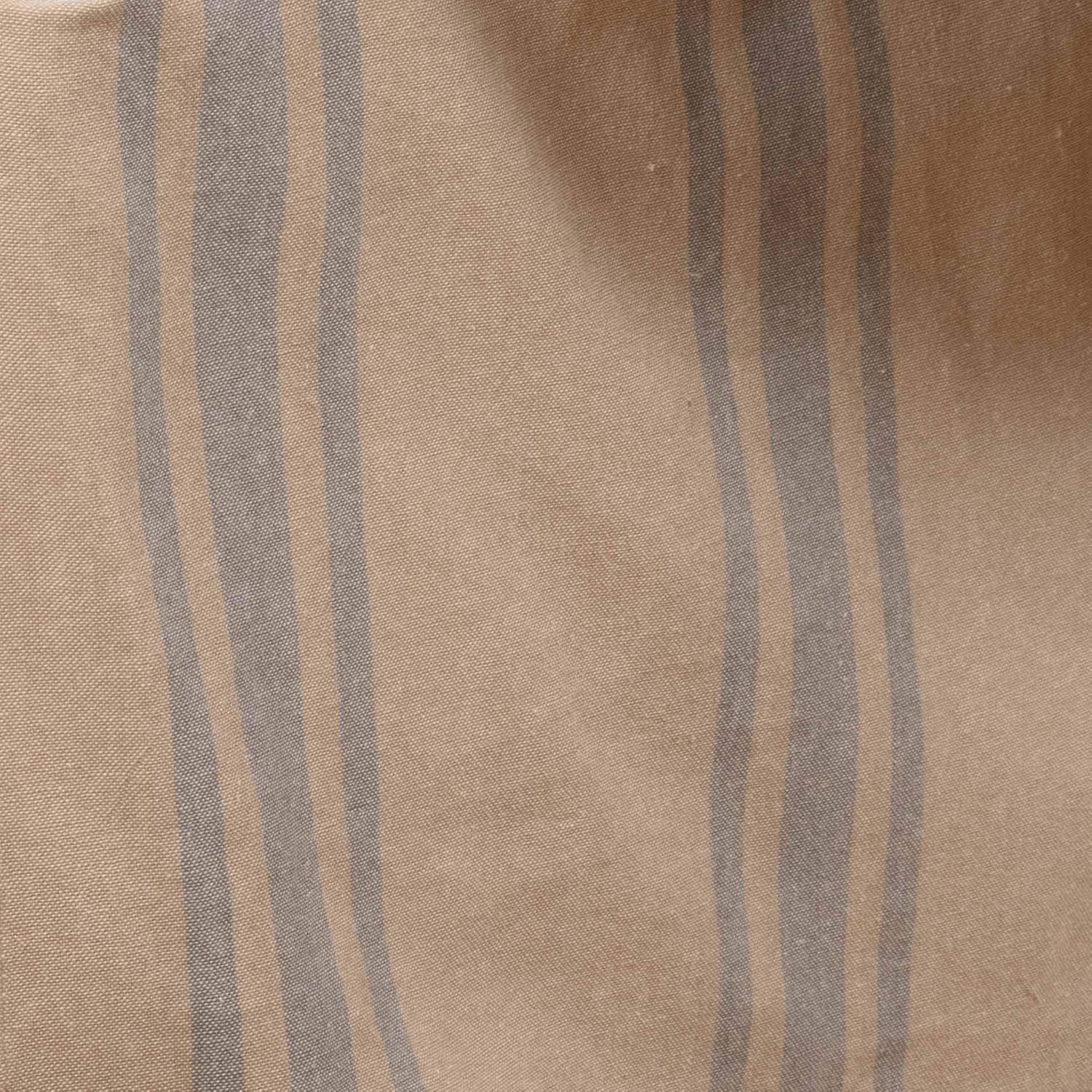 VHC Brands Queen Pillowcase Tan Grey Chambray