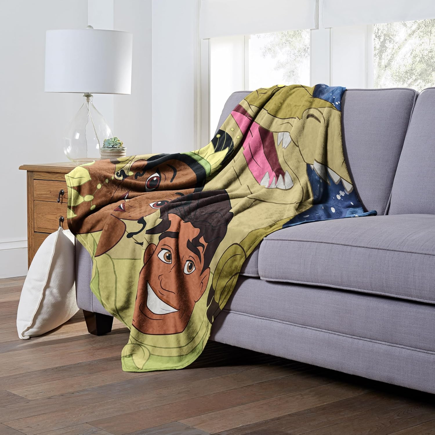 Northwest Disney 100 Silk Touch Throw Blanket Bayou Friends