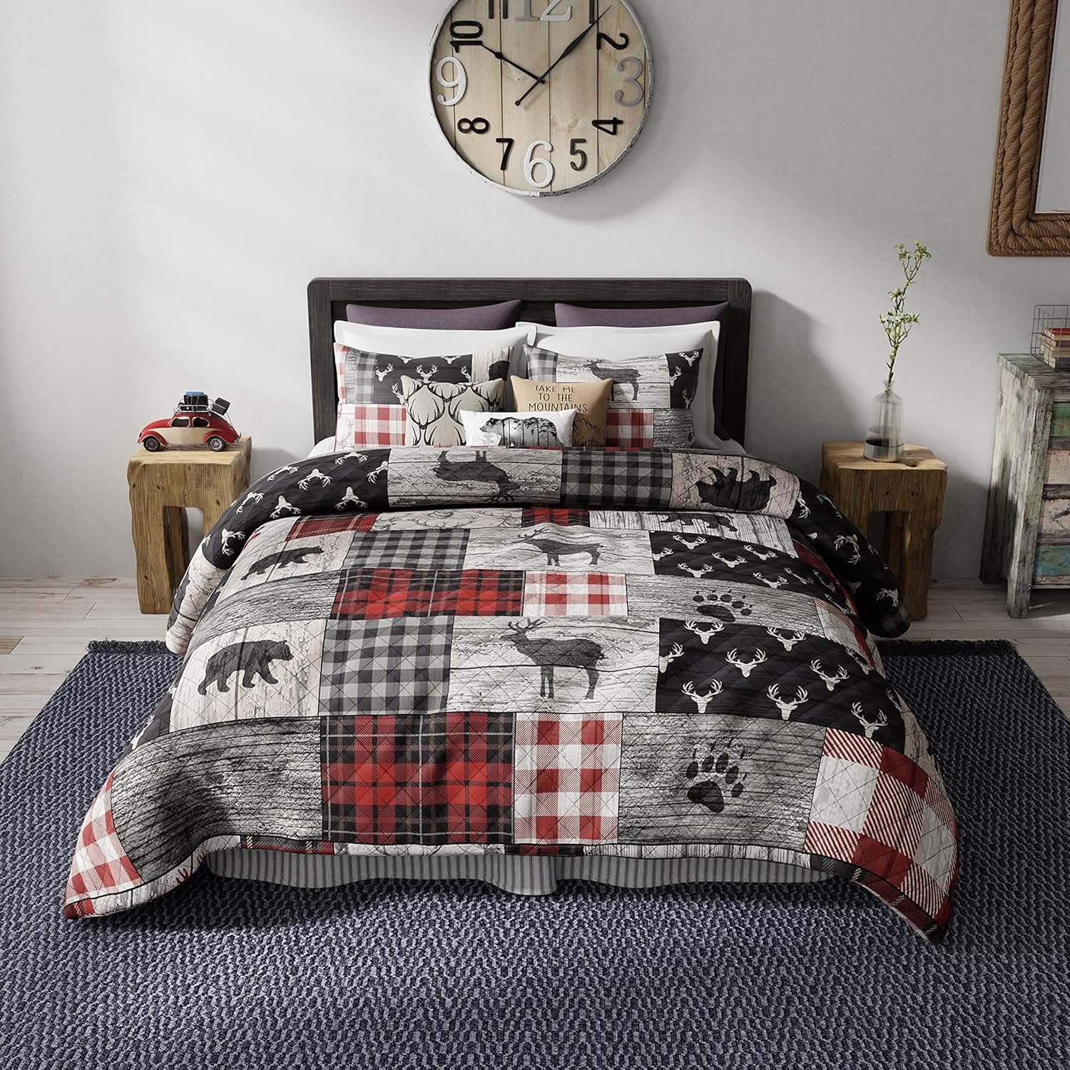 Donna Sharp Reversible Quilt Set - 3 Piece